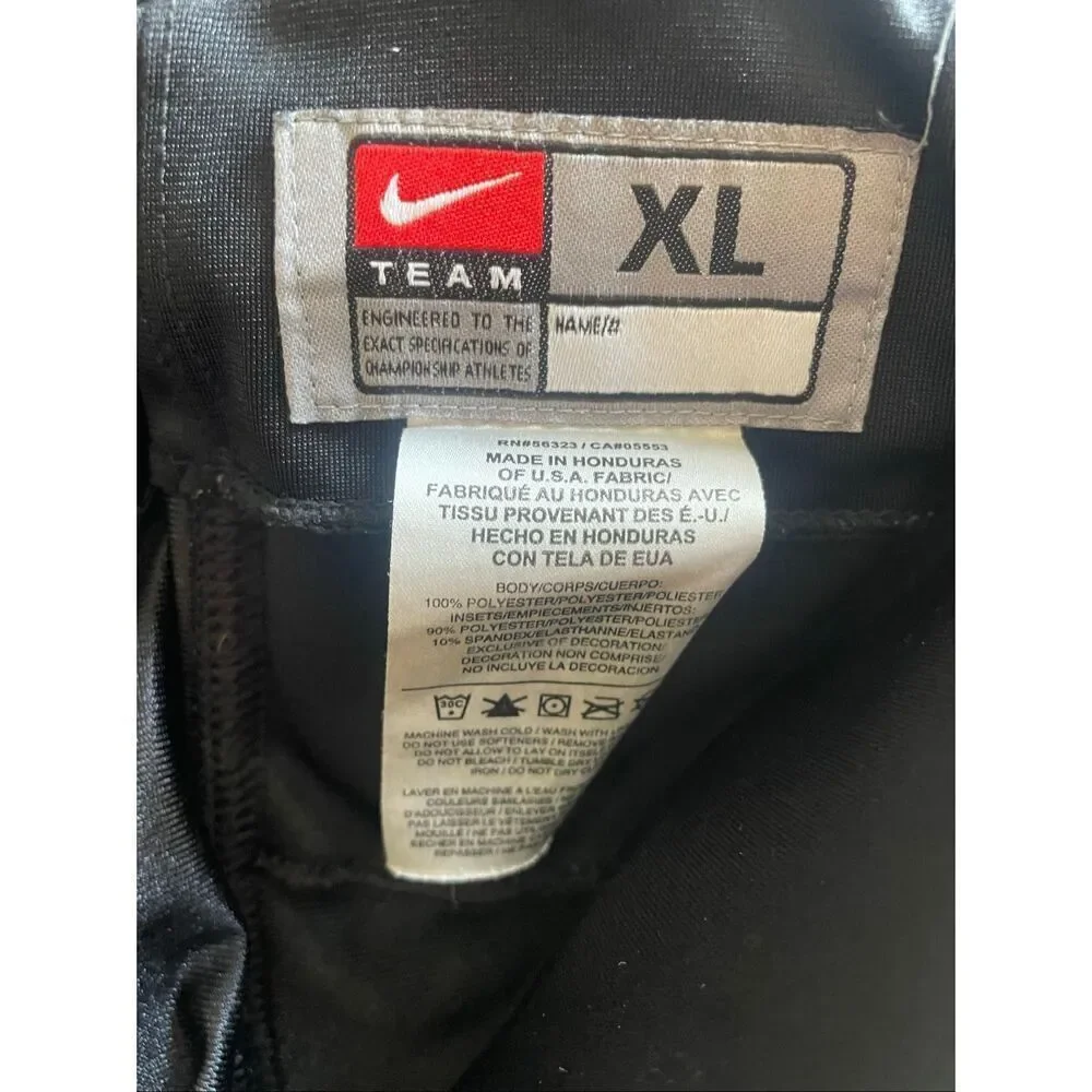 Nike Black 7 Pad Football Pants Youth XL Extra Large Girdle Built In Pads